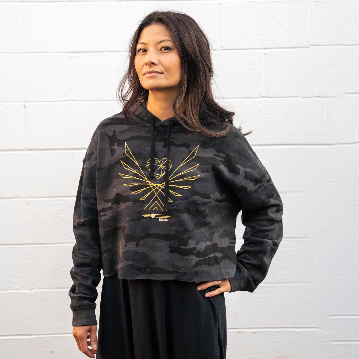 Phoenix Rising Crop Hoodie