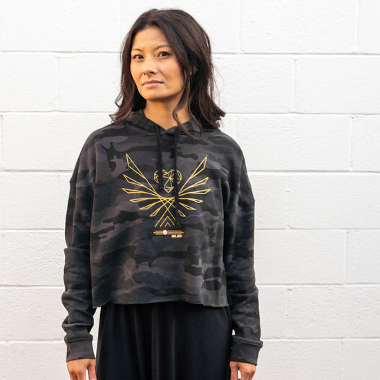 Phoenix Rising Crop Hoodie