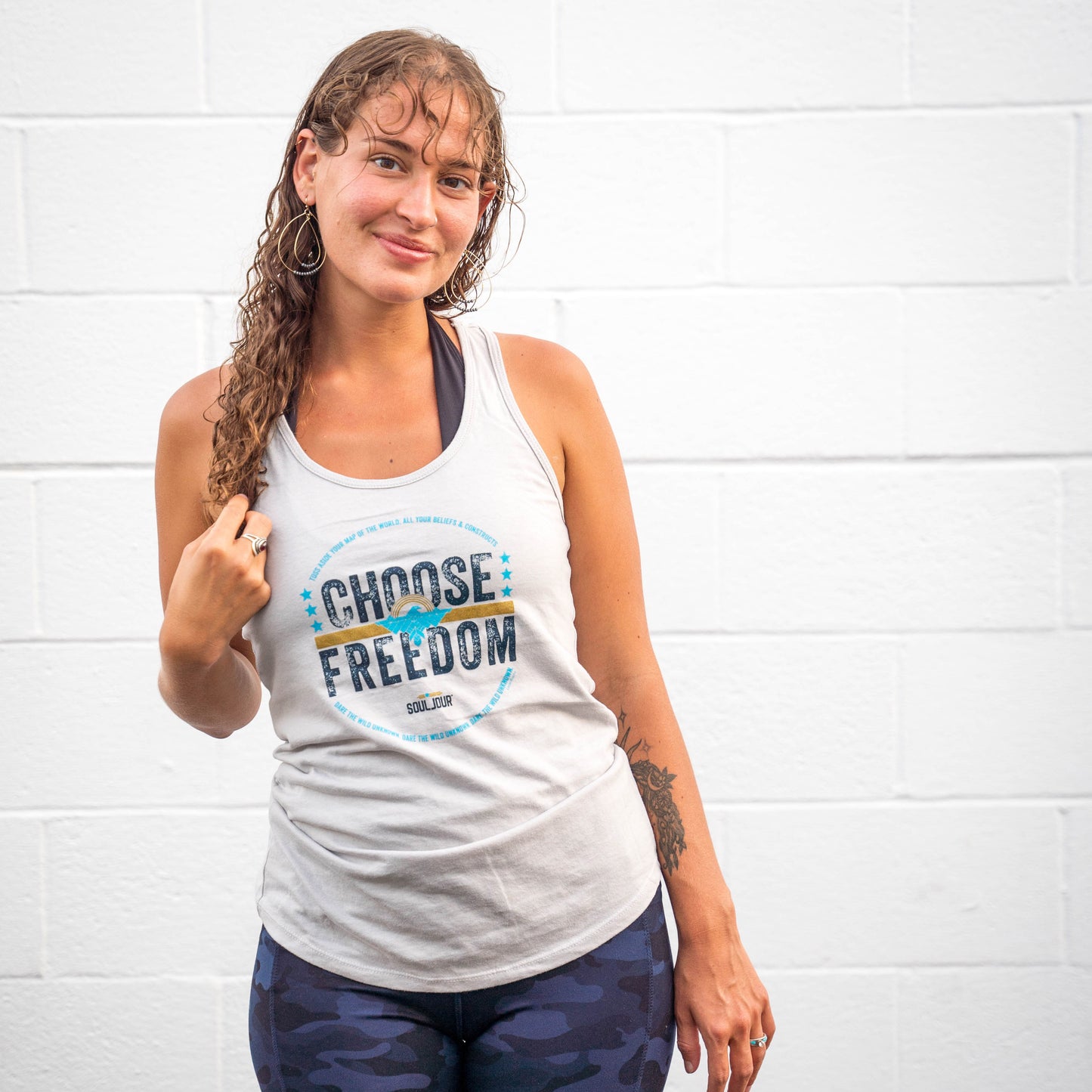 Choose Freedom Racerback Tank