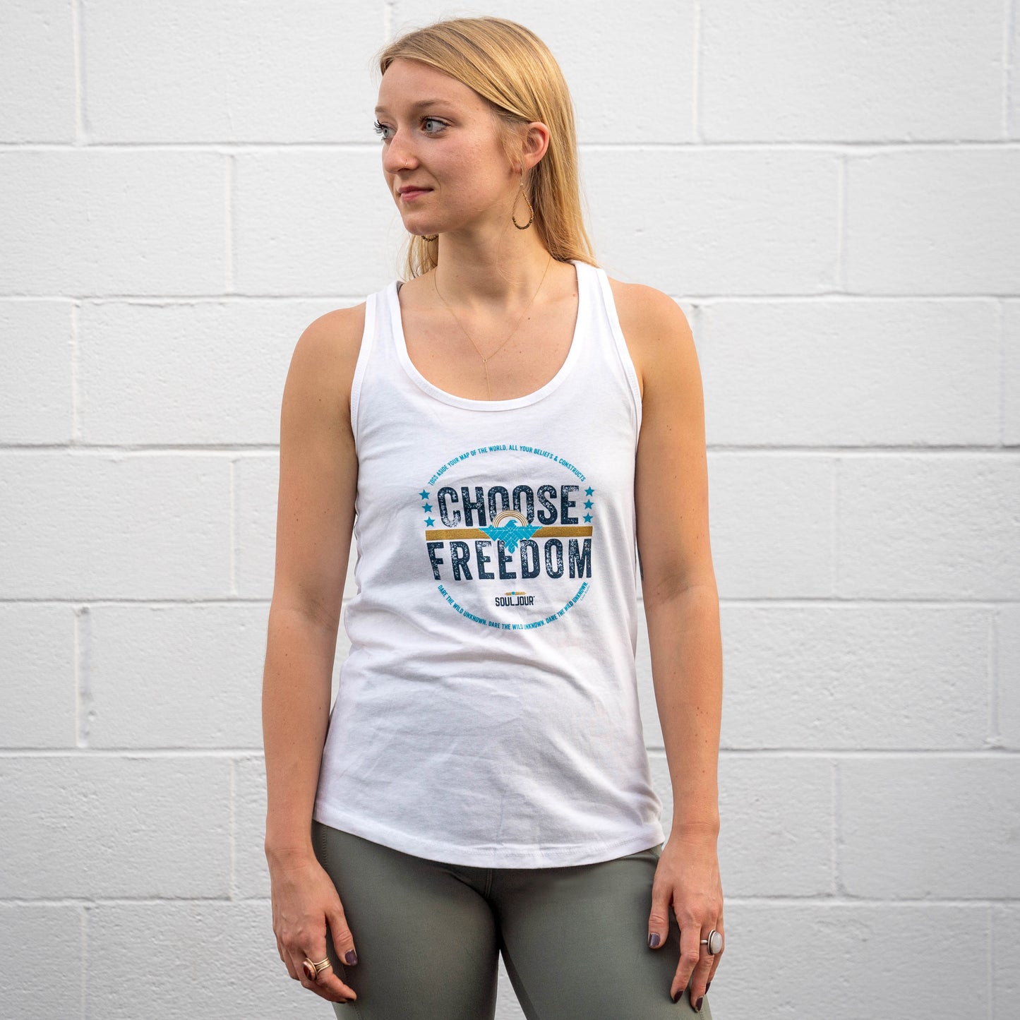 Choose Freedom Racerback Tank