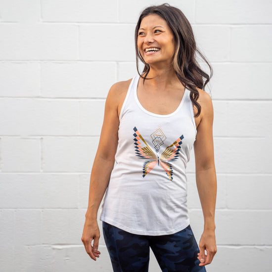 Butterfly Transformation Racerback Tank