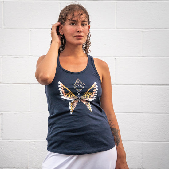 Butterfly Transformation Racerback Tank